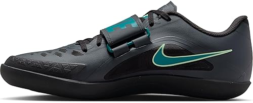 NIKE ZOOM RIVAL SD 2 TRACK & FIELD THROWING SHOES - BLACK/ELECTRIC ALGAE - SIZE 11.5