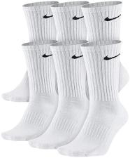 NIKE Performance Cushion Crew Socks Bundle - 6 Pairs with Bag