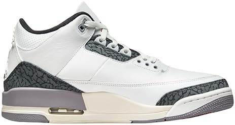 Nike Air Jordan 3 Retro Summit White/Fire Red 'Cement Grey'