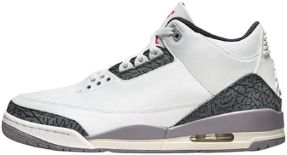 Nike Air Jordan 3 Retro Summit White/Fire Red 'Cement Grey'