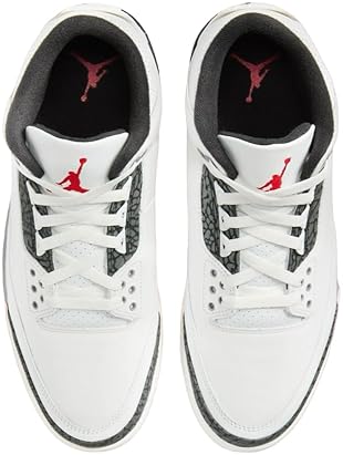 Nike Air Jordan 3 Retro Summit White/Fire Red 'Cement Grey'
