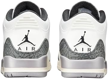 Nike Air Jordan 3 Retro Summit White/Fire Red 'Cement Grey'