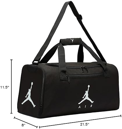 Nike Air Jordan Small Duffel Bag (55L) in Black