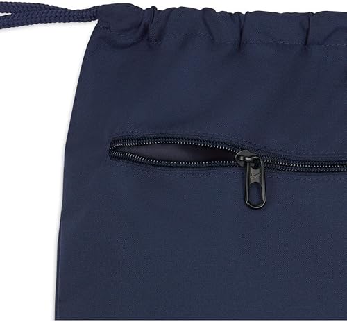 NIKE BRASILIA 9.5 GYM SACK, MIDNIGHT NAVY/BLACK/WHITE, MEDIUM - TRAINING BAG
