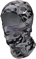 Nike Pro Hyperwarm Hood Balaclava in Grey Camo - Unisex, Therma-Fit Technology