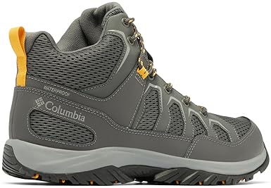 Columbia Men's Granite Trail Mid Waterproof Boots - Dark Grey/Raw Honey, Size 13
