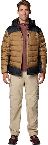 Columbia Men's Autumn Park II Down Hooded Jacket - Lightweight & Warm