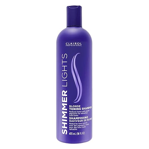 Clairol Shimmer Lights Purple Shampoo | Neutralizes Brass & Yellow Tones