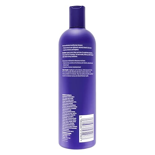 Clairol Shimmer Lights Purple Shampoo | Neutralizes Brass & Yellow Tones
