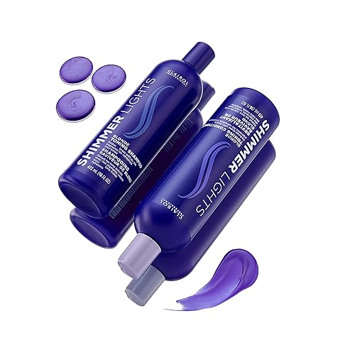 Clairol Shimmer Lights Purple Shampoo | Neutralizes Brass & Yellow Tones