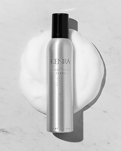 Kenra Volume Mousse Extra 17 | Firm Hold & Alcohol-Free | Non-Drying Lightweight Formula | Frizz Control & Conditioning | Thermal Protection | All Hair Types