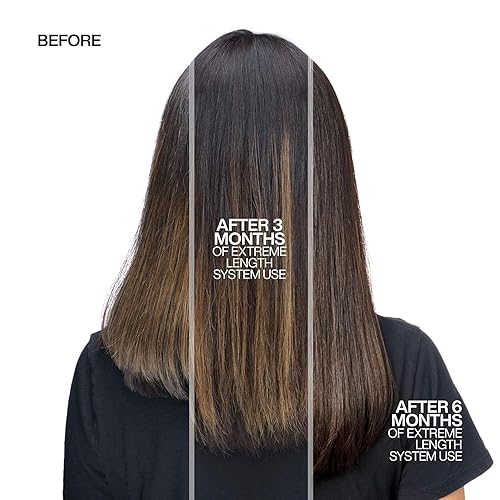 Redken Extreme Length Shampoo & Conditioner Duo - Strengthens & Prevents Breakage, Biotin-Infused for Hair Growth