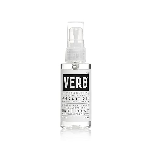 VERB Ghost Oil: Weightless Hair Oil for Fine to Medium Hair - Smooth Frizz, Add Shine - Sulfate, Paraben, Gluten Free