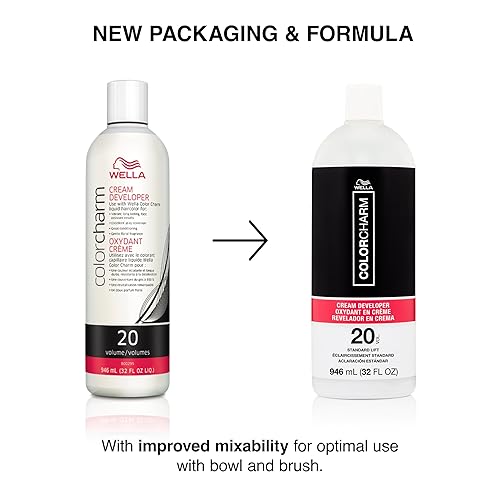 Wella COLORCHARM Cream Hair Color Developers for Gray Blending | Rich, Multi-Dimensional Results | Various Sizes