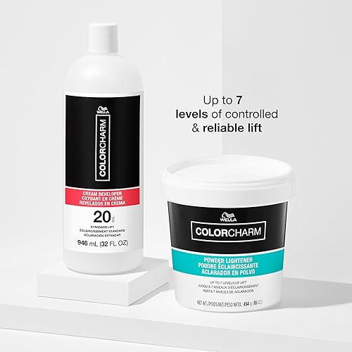 Wella COLORCHARM Cream Hair Color Developers for Gray Blending | Rich, Multi-Dimensional Results | Various Sizes