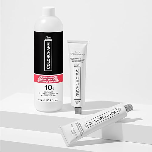 Wella COLORCHARM Cream Hair Color Developers for Gray Blending | Rich, Multi-Dimensional Results | Various Sizes