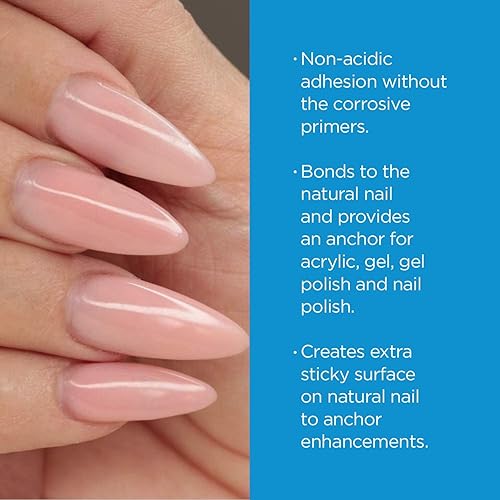 Young Nails Non-Acidic Nail Primer for Gel & Acrylic Nails 0.25 oz - Enhanced Adhesion PH Bonder