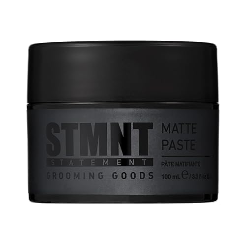 STMNT Grooming Matte Paste 3.38 oz | Strong Hold & High Volume | Hair Clay for Men | Non-Greasy Formula | Dry & Damp Hair Styling