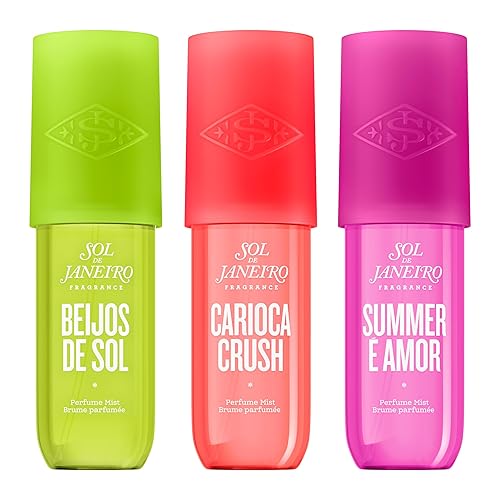 Sol de Janeiro Perfume Mist Trio - Beijos de Sol, Carioca Crush, & Summer é Amor 90ml