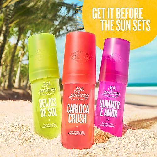 Sol de Janeiro Perfume Mist Trio - Beijos de Sol, Carioca Crush, & Summer é Amor 90ml