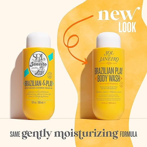 SOL DE JANEIRO Brazilian Play Moisturizing Shower Cream-Gel - Hydrating Body Wash for Soft Skin