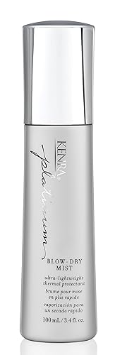 Kenra Platinum Blow-Dry Mist | Lightweight Thermal Protectant for Fine to Medium Hair