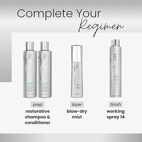 Kenra Platinum Blow-Dry Mist | Lightweight Thermal Protectant for Fine to Medium Hair