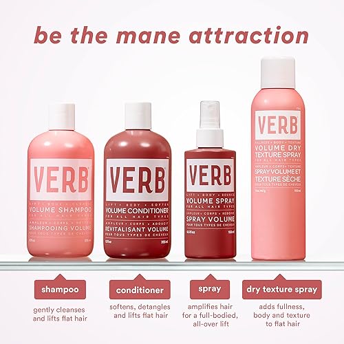 VERB Volume Dry Texture Spray - Boost Volume, Add Fullness, Weightless Grit - Sulfate, Paraben,