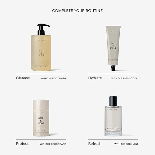 Salt &Stone Hydrating Body and Hair Fragrance Mist | Unisex | Vegan & Cruelty-Free - 3.4 fl oz
