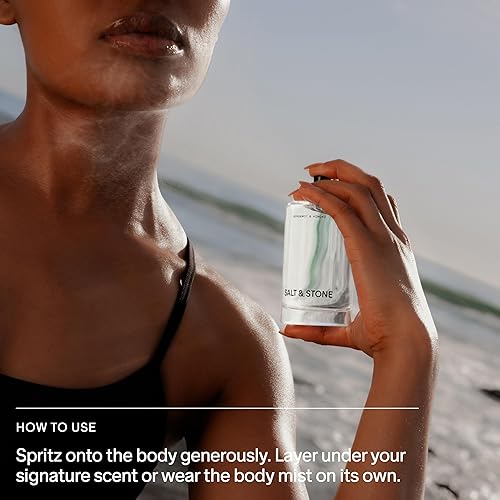 Salt &Stone Hydrating Body and Hair Fragrance Mist | Unisex | Vegan & Cruelty-Free - 3.4 fl oz