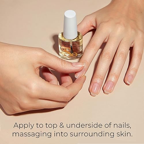 CND SolarOil Cuticle Oil with Jojoba, Vitamin E, Rice Bran, Sweet Almond Oils - Moisturizing & Conditioning Formula