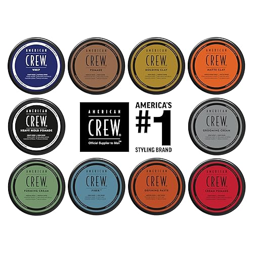 American Crew Men's Hair Pomade with Medium Hold & High Shine, 3 oz