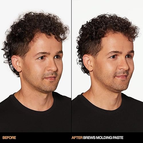 Redken Brews Molding Paste for Men - High Hold, Matte Finish, Sulfate-Free