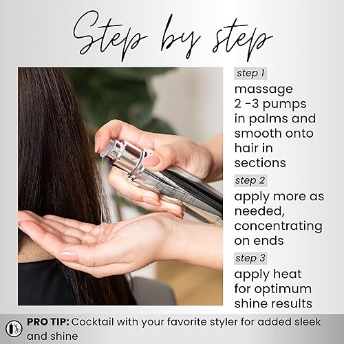 Kenra Platinum Silkening Gloss | Brilliant Shine Polish for Medium to Coarse Hair