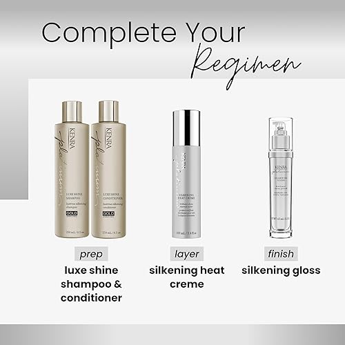 Kenra Platinum Silkening Gloss | Brilliant Shine Polish for Medium to Coarse Hair