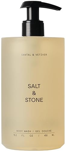 Salt&Stone Antioxidant-Rich Body Wash for Deep Hydration | Unisex, Sulfate, Paraben, & Dye Free | Softens & Hydrates Skin