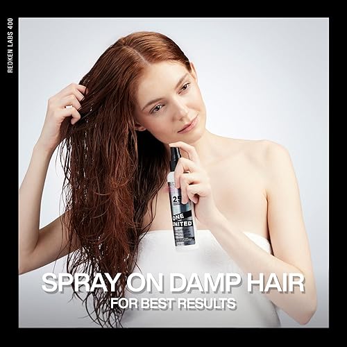 Redken One United Leave In Conditioner - Multi-Benefit Treatment for All Hair Types, Heat Protectant, Paraben-Free