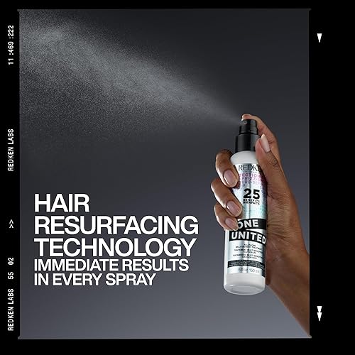 Redken One United Leave In Conditioner - Multi-Benefit Treatment for All Hair Types, Heat Protectant, Paraben-Free