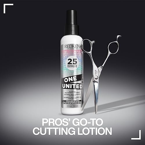 Redken One United Leave In Conditioner - Multi-Benefit Treatment for All Hair Types, Heat Protectant, Paraben-Free