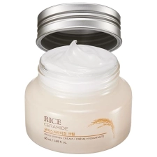 LG HOUSEHOLD&HEALTHCARE Rice Ceramide Moisturizing Cream - Hydrating & Brightening - Lightweight Korean Skin Care