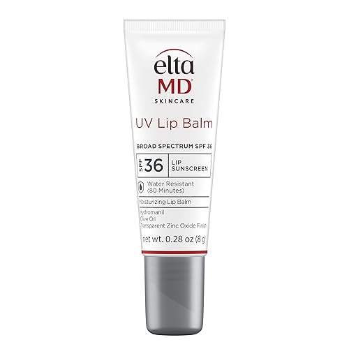 EltaMD UV Lip Balm Sunscreen - Moisturizing & Protecting Dry Lips, Water Resistant, Zinc Oxide