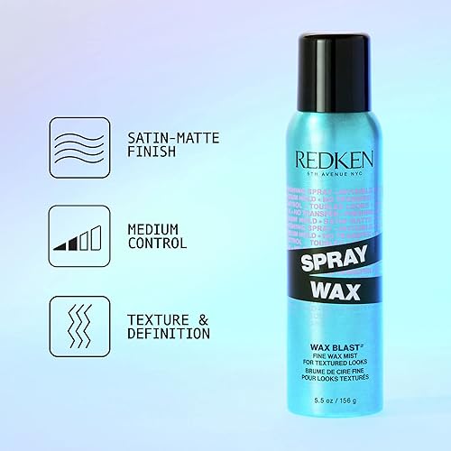 Redken Spray Wax: Volumizing Texture Mist for All Hair Types - Satin-Matte Finish