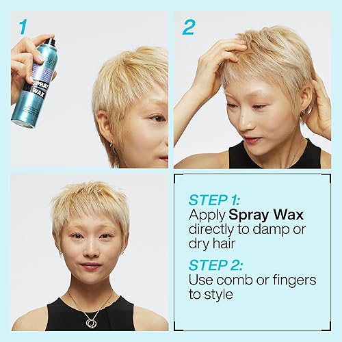 Redken Spray Wax: Volumizing Texture Mist for All Hair Types - Satin-Matte Finish