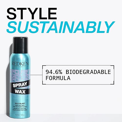 Redken Spray Wax: Volumizing Texture Mist for All Hair Types - Satin-Matte Finish