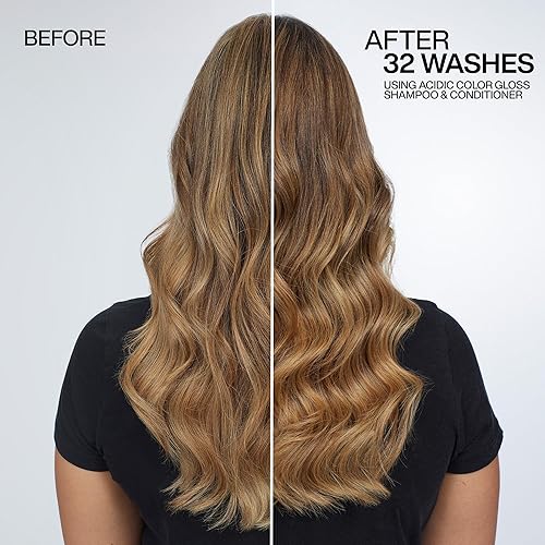 Redken Acidic Color Gloss Sulfate-Free Shampoo - Color Protection & Shine, Extend Color