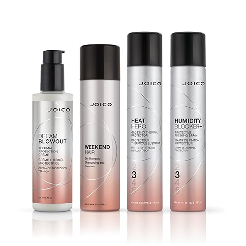 Joico Heat Hero Glossing Thermal Protector for All Hair Types | Heat & Humidity Protection | UV Defense | Reduce Split Ends | Boost Shine | Paraben & Sulfate Free