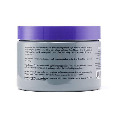 JOHNNY B. Professional Hair Styling Gel - King Mode