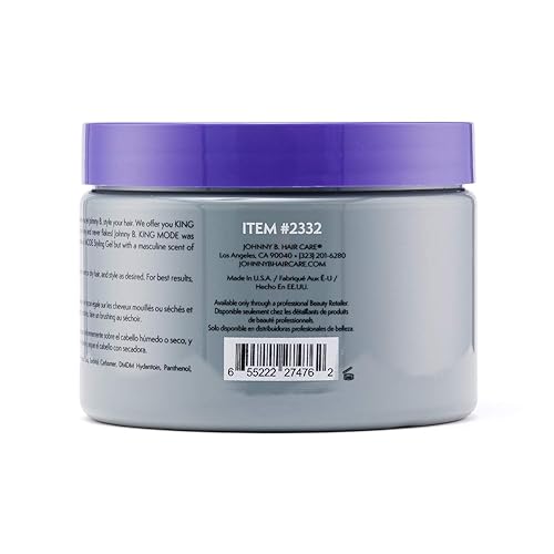 JOHNNY B. Professional Hair Styling Gel - King Mode