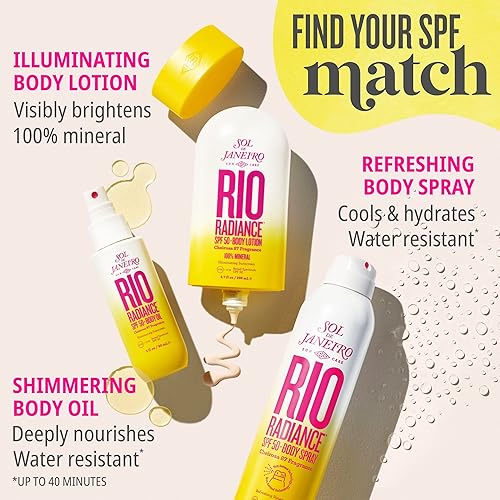 Sol de Janeiro Mineral Sunscreen Lotion SPF 50 for Radiant Skin