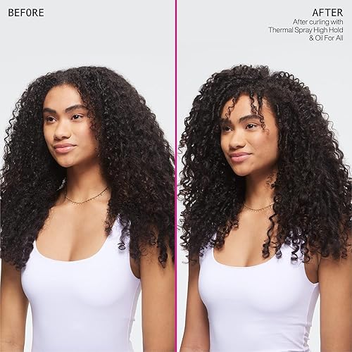 Redken Thermal Spray 22 High Hold - Heat Protectant for Curling & Flat Irons, Frizz Control & Heat Damage Protection